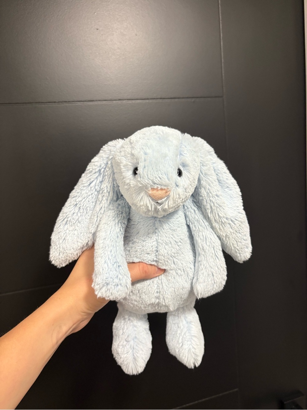 Medium light blue chime bunny Jellycat